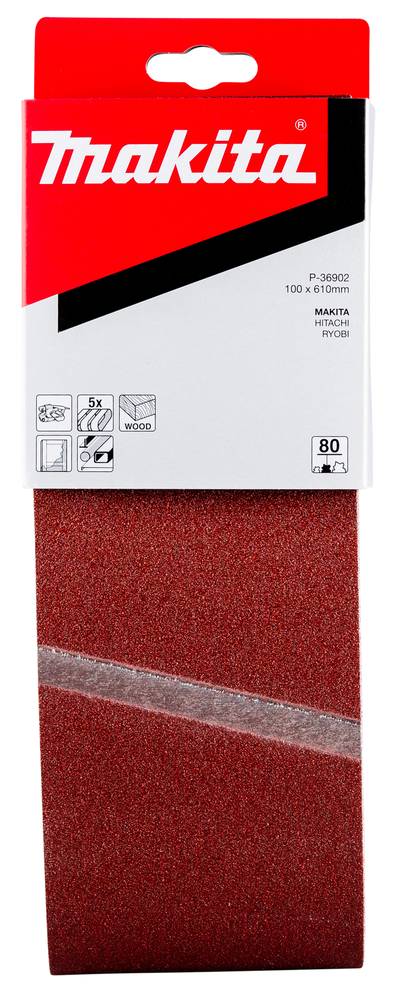 BANDA LIJA 100X610 K80 P-36902 (UD)