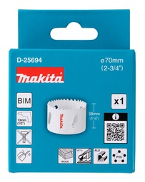 BROCA CORONA BIMETAL 70MM D-25694